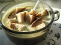 Кабачковый крем-суп c печеным чесноком