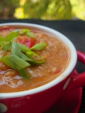 Густой суп из красной чечевицы