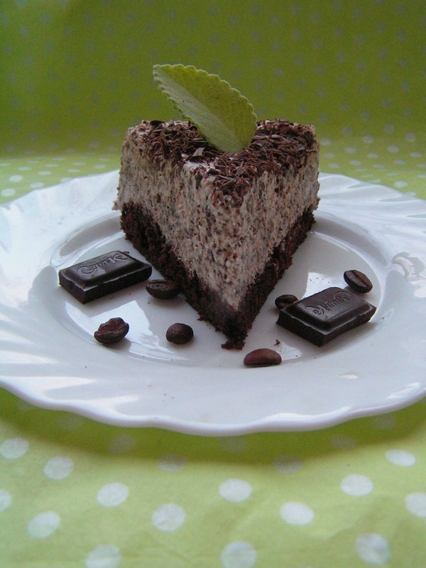 Творожный торт с шоколадной крошкой